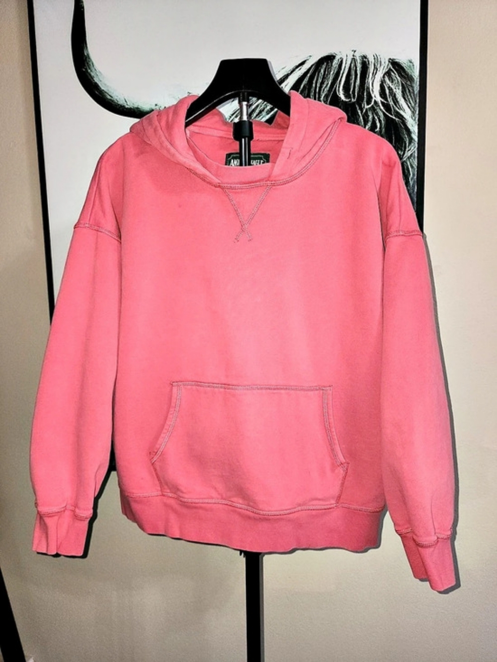 American Eagle Pink Hoodie Size Medium